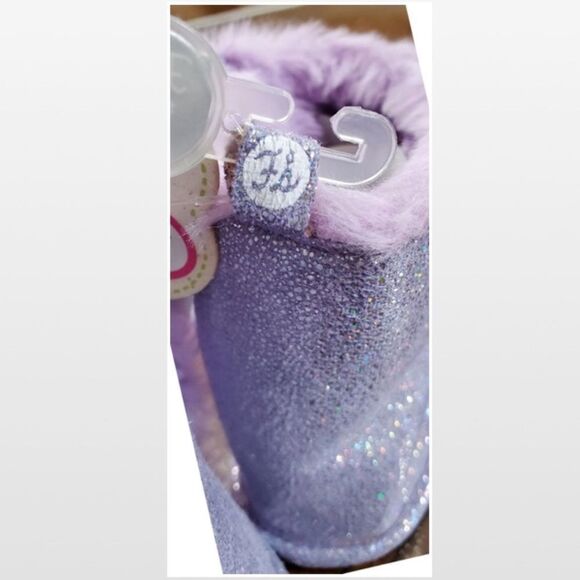 New Stepping Stones Boots Baby Purple Sparkle Boot Kid Shoe NWT - Picture 12 of 15
